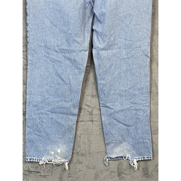 Vintage Old Navy Jeans Men 38x32 Loose Baggy Straight Leg Distressed Y2K Skater - Picture 5 of 16